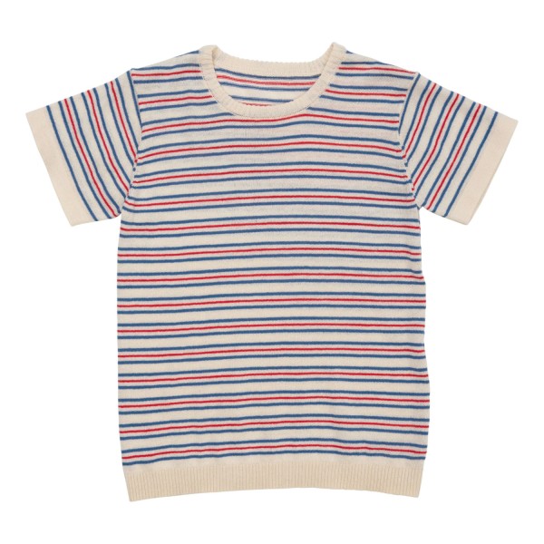 Gestricktes Kinder Kurzarm T-Shirt | Copenhagen Colors - Bunt
