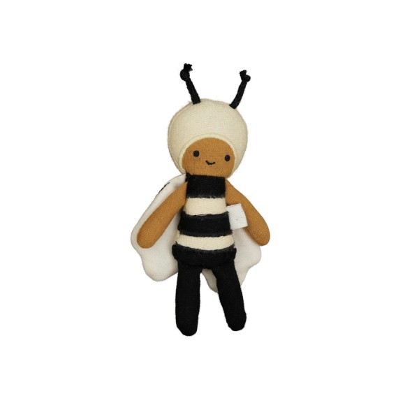 Kleines Stofftier Taschenfreund Biene - Gelb