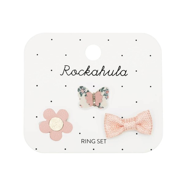 Schmetterling Ring-Set Kinder | Rockahula - Rosa