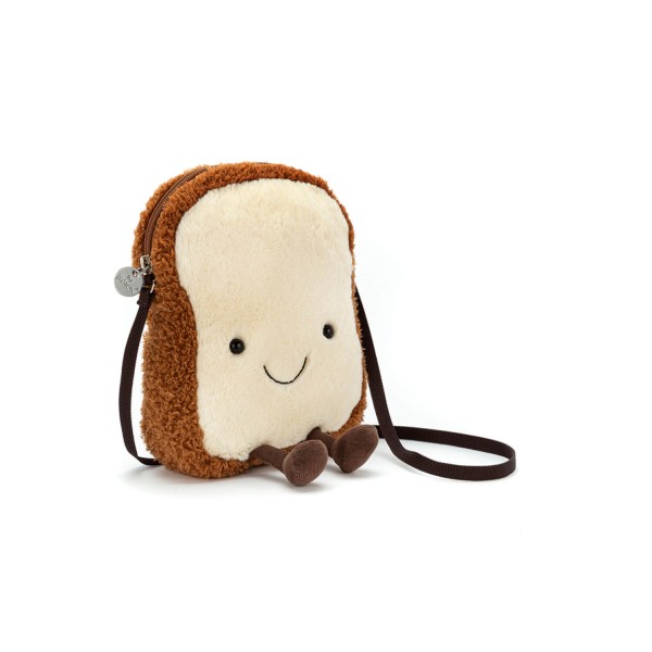 Kinder Umhängetasche Toast | Amuseable Toast Bag | Jellycat - Braun