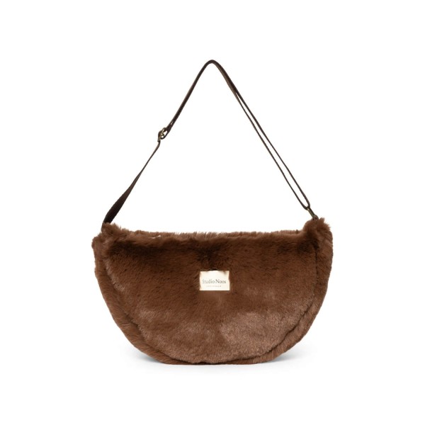 Faux Fur Adult Fanny Pack Uni | Studio Noos - Dunkelbraun