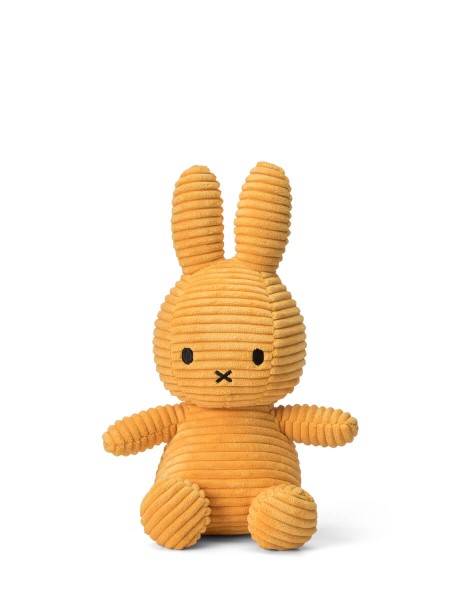 Miffy aus Cord, sitzend Nijntje | Bon Ton Toys - Gelb