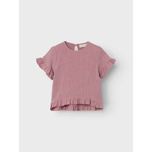 Kinder Blusenshirt Dolie | Lil' Atelier - Rosa