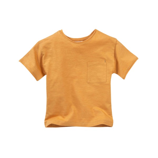 Kinder-Kurzarmshirt Jersey GOTS | People Wear Organic - Senf