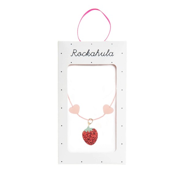 Kinder Kette Erdbeere | Rockahula - Rot