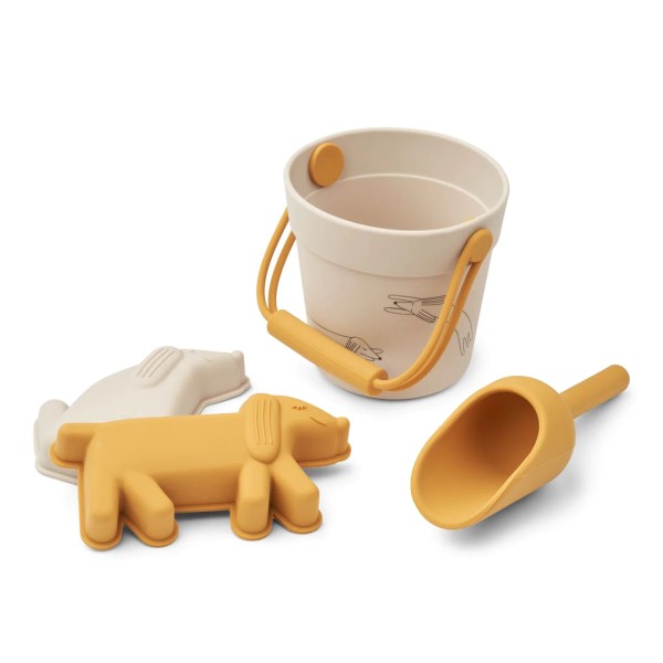 Sandspielzeug Set Hunde | Liewood - Gelb