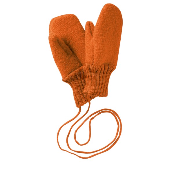 Walk-Handschuhe Bio-Schurwolle - Orange