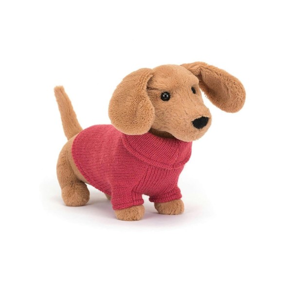 Dackel | Sweater Sausage Dog | Jellycat - Pink