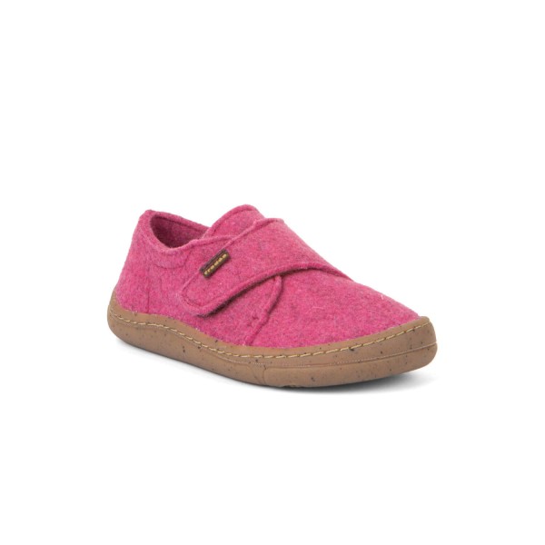 Wooly Slippers | Kinder Barfuß Hausschuhe Wolle | Froddo - Pink