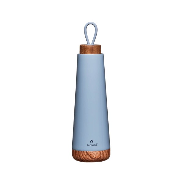 Edelstahl Thermosflasche bioloco loop | chic.mic - Hellblau