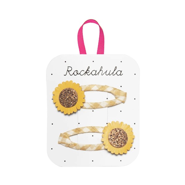 Haarspangen Sonnenblumen | Rockahula - Gelb