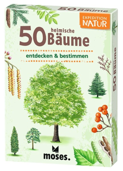 Expedition Natur 50 heimische Bäume | Moses - ohne Farbe