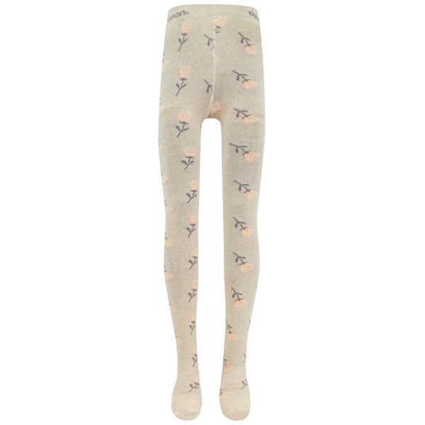 Kinder-Strumpfhose Blumen | Ewers - Beige