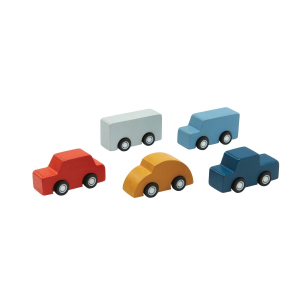 Mini Spielzeug Autos – 5er Set ab 3 Jahren - Bunt
