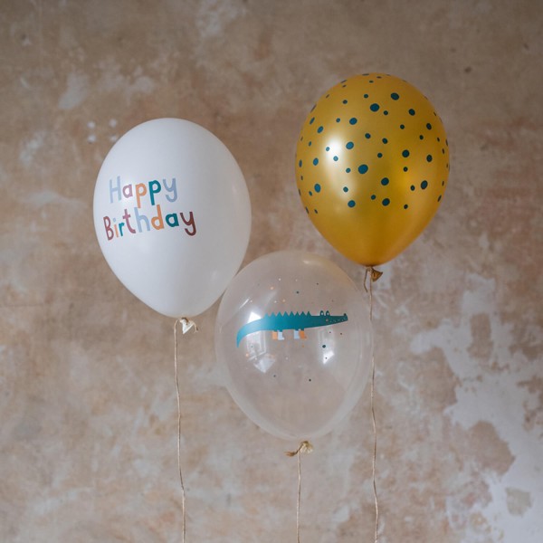 Luftballons Happy Birthday Adventure | Ava & Yves - Gold