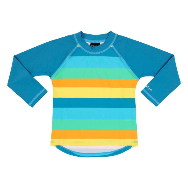 Kinder UV-Shirt Langarm UV-Schutz 50+ | Villervalla - Blau
