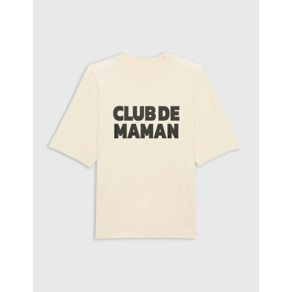 Damen-T-Shirt "Club de Maman" | Famvibes - Beige
