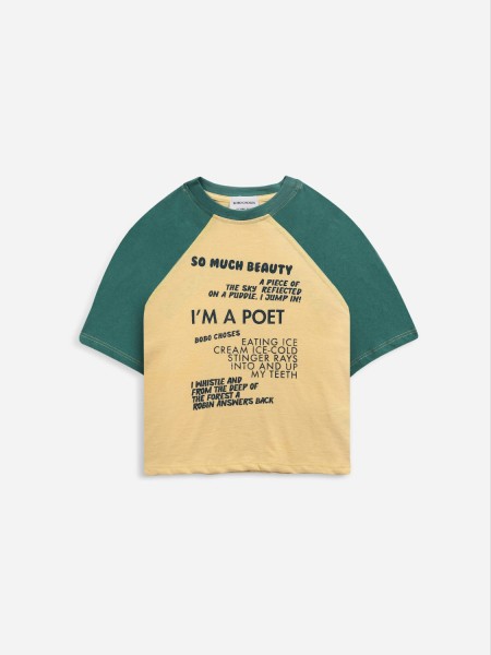 T-Shirt 3/4 Sleeve - Poetry Bobo - Gelb