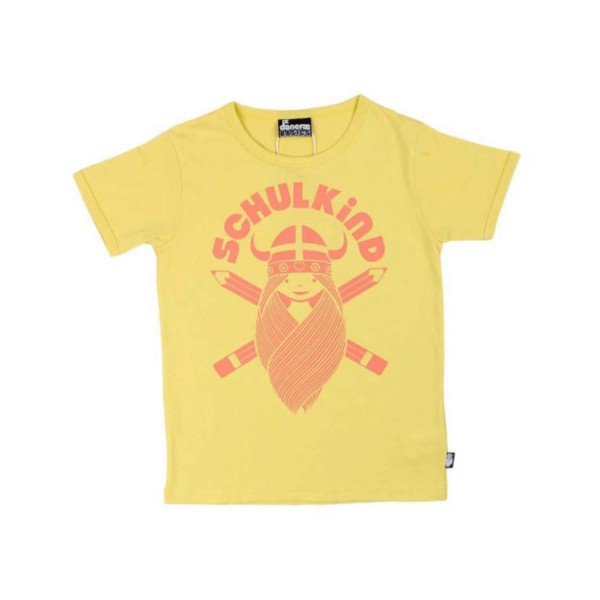 T-Shirt Schulkind Wikingerin Freja | Danefae - Gelb