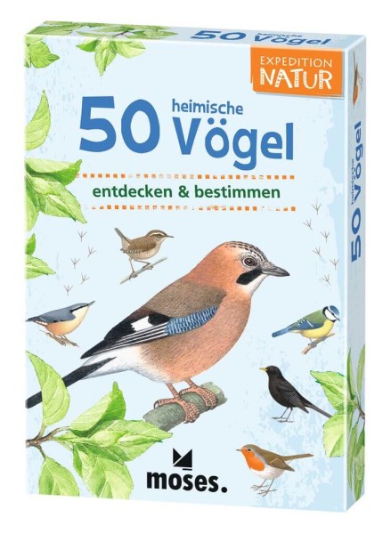 Expedition Natur 50 heimische Vögel | Moses - ohne Farbe