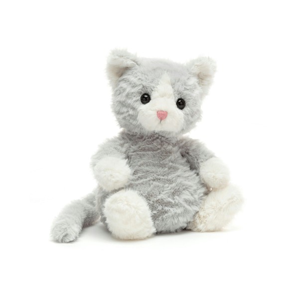 Kuscheltier Baby Katze | 19cm | Jellycat - Grau
