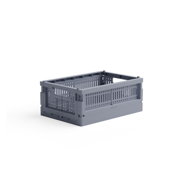 Klappbox Mini faltbare Aufbewahrungsbox | Made Crate - Grau