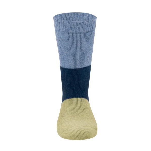 Kinder-Socken GOTS Gummistiefelsocken Blockringel | Ewers - Blau