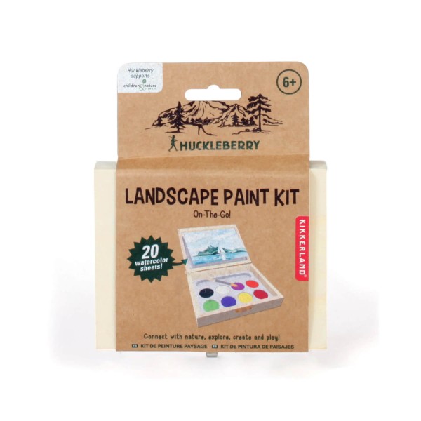 Huckleberry landscape paint kit | Kikkerland - ohne Farbe