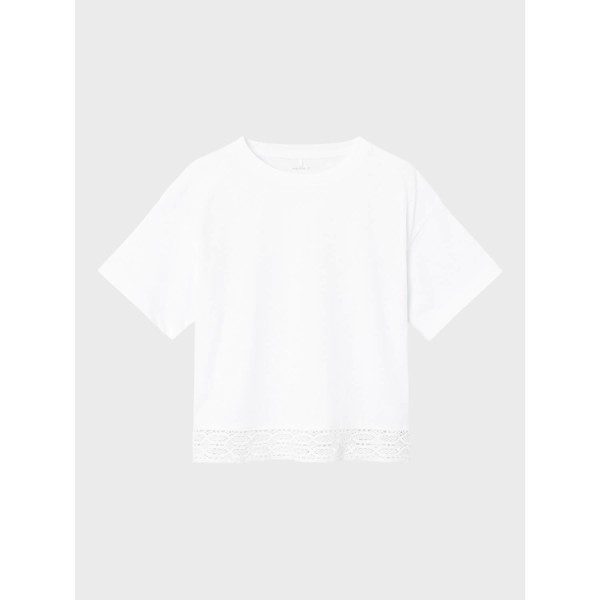 Kurzes T-Shirt Top Josena | Name It - Weiß