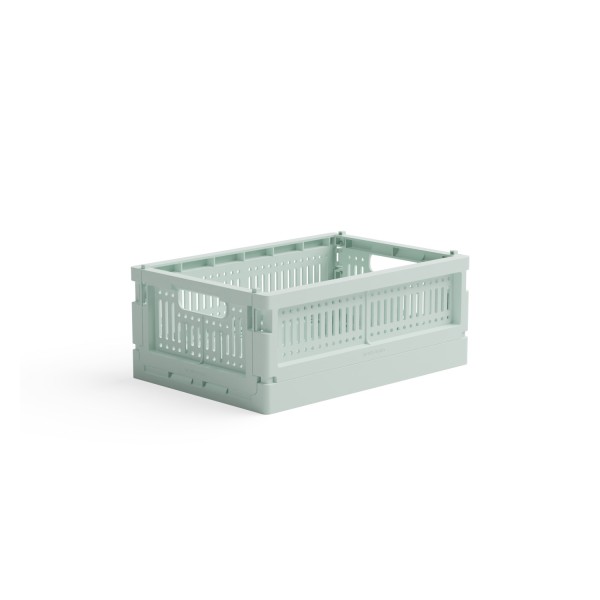 Klappbox Mini faltbare Aufbewahrungsbox | Made Crate - Hellgrün