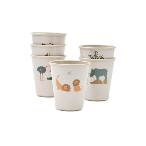 Lana Becher 6er Pack | Liewood - Beige