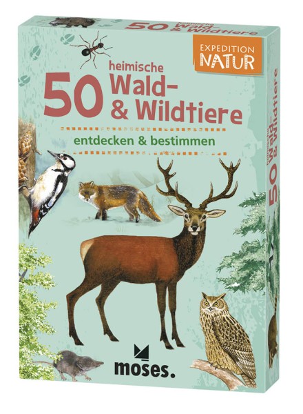 Expedition Natur 50 heimische Wald- & Wildtiere | Moses - ohne Farbe