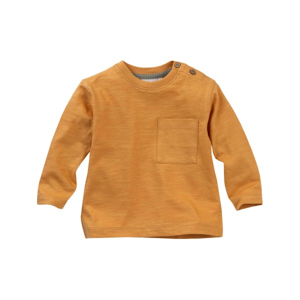 Baby-Langarmshirt Jersey GOTS | People Wear Organic - Senf