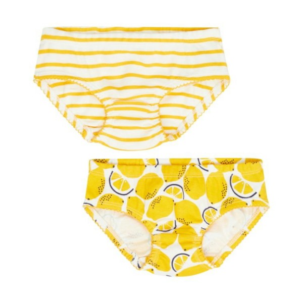 2er Set Kinder Unterhosen - Gelb